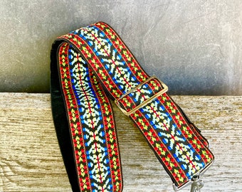 Gift for Photographer - Hand Made - Camera Strap - Hippie Strap - Handmade in our shop in the USA - Vintage Style Adjustable DSLR Strap