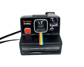 Vintage Polaroid Camera -  Polaroid Time Zero One Step SX-70 Instant Camera - Gift Photographer - Camera Lover Gift - Film Photography