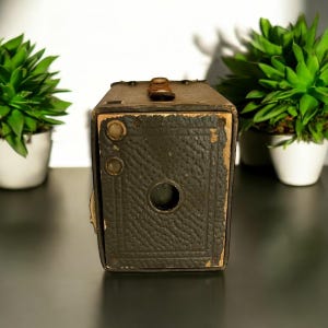 Vintage Box Camera- Kodak Box Camera - Kodak Number 2 Brownie - Check us out and our huge collection of Vintage Cameras