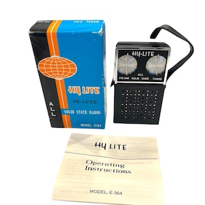 Transistor Radio - Vintage Transistor Radio - Hy Lite Transistor radio