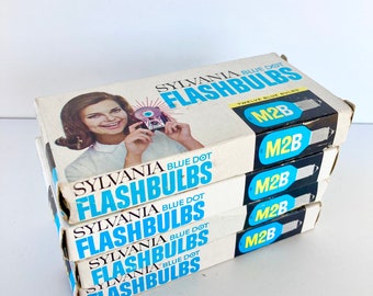 7 Ampoules Flash Vintage DuraFlash 5B – Press Flash, Baïonnette, NOS (sans Boîte)
