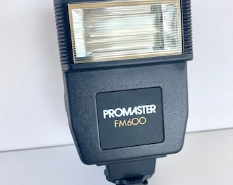 Vintage 35 MM flash unit - Promaster FM600- Camera Flash Unit - 35mm camera flash