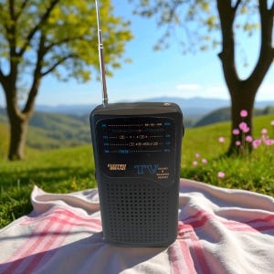 Vintage  FM/AM/Tv/Weather Portable Radio