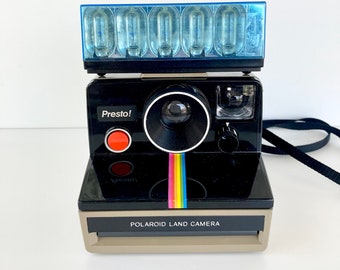 Vintage Polaroid Camera - Rare Polaroid Presto SX-70 Instant Camera- Check us out and all of our amazing Polaroid cameras