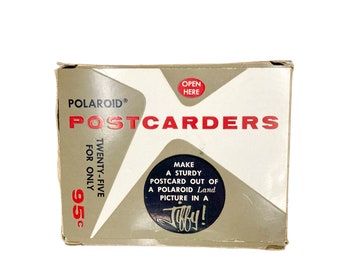 Vintage Polaroid Camera Postcards - Polaroid Postcarders - Vintage Polaroid