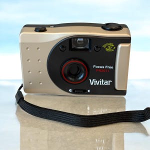 Vintage 35MM film camera - Point and shoot  Vivitar  Focus Free - Check out all of our vintage cameras