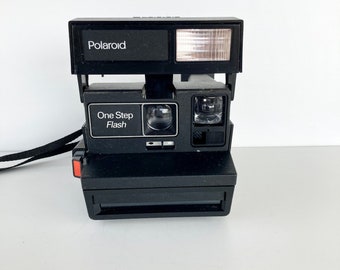 Vintage Polaroid Camera -  Polaroid One Step Flash 600 Film Instant Camera - Check out all of our Polaroid Cameras