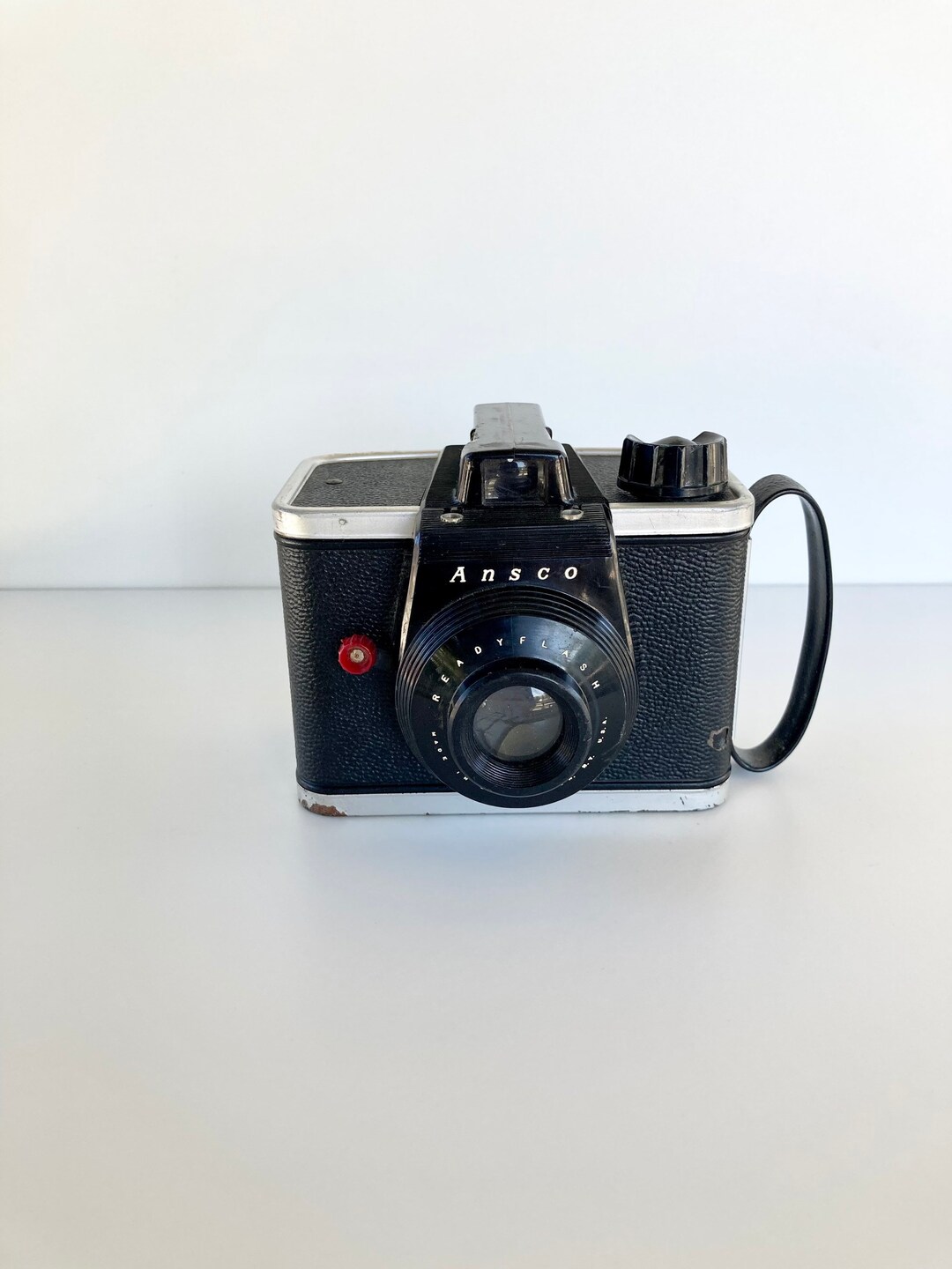 Vintage Film Camera - Very Cool Ansco Ready Flash Camera- Check
