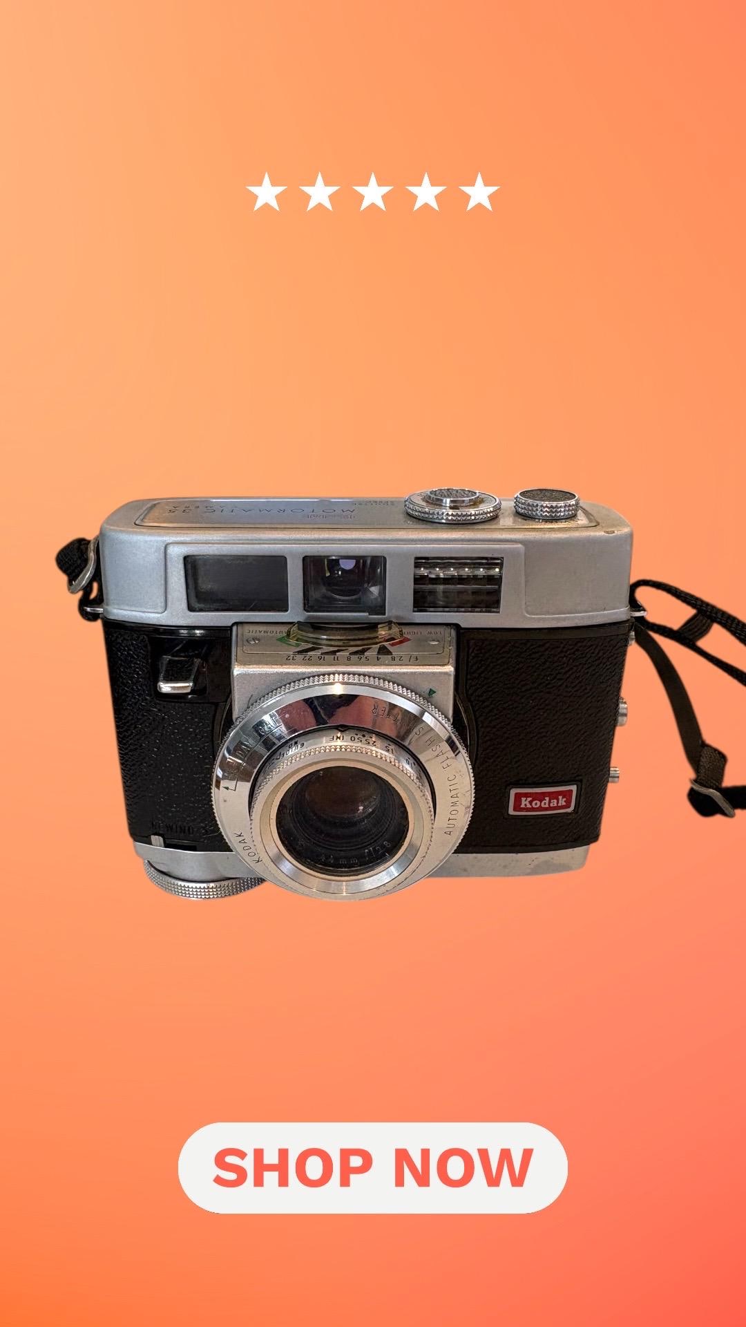 Vintage 35MM Film Camera - Vintage Kodak Automatic 35 Camera