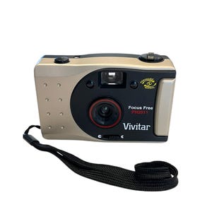 Vintage Film Camera - Vivitar Focus Free 35MM Point and Shoot Camera -  Check out all of our vintage cameras
