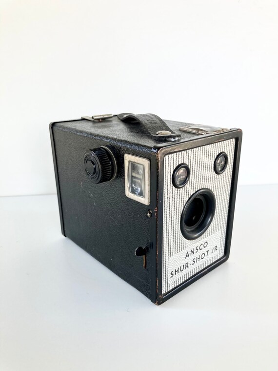 Vintage Film Box Camera - Ansco Shur Shot Art Deco Box Camera