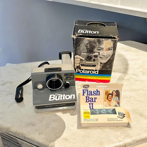 Vintage Polaroid Camera the Button SX-70 Instant Camera- See Our