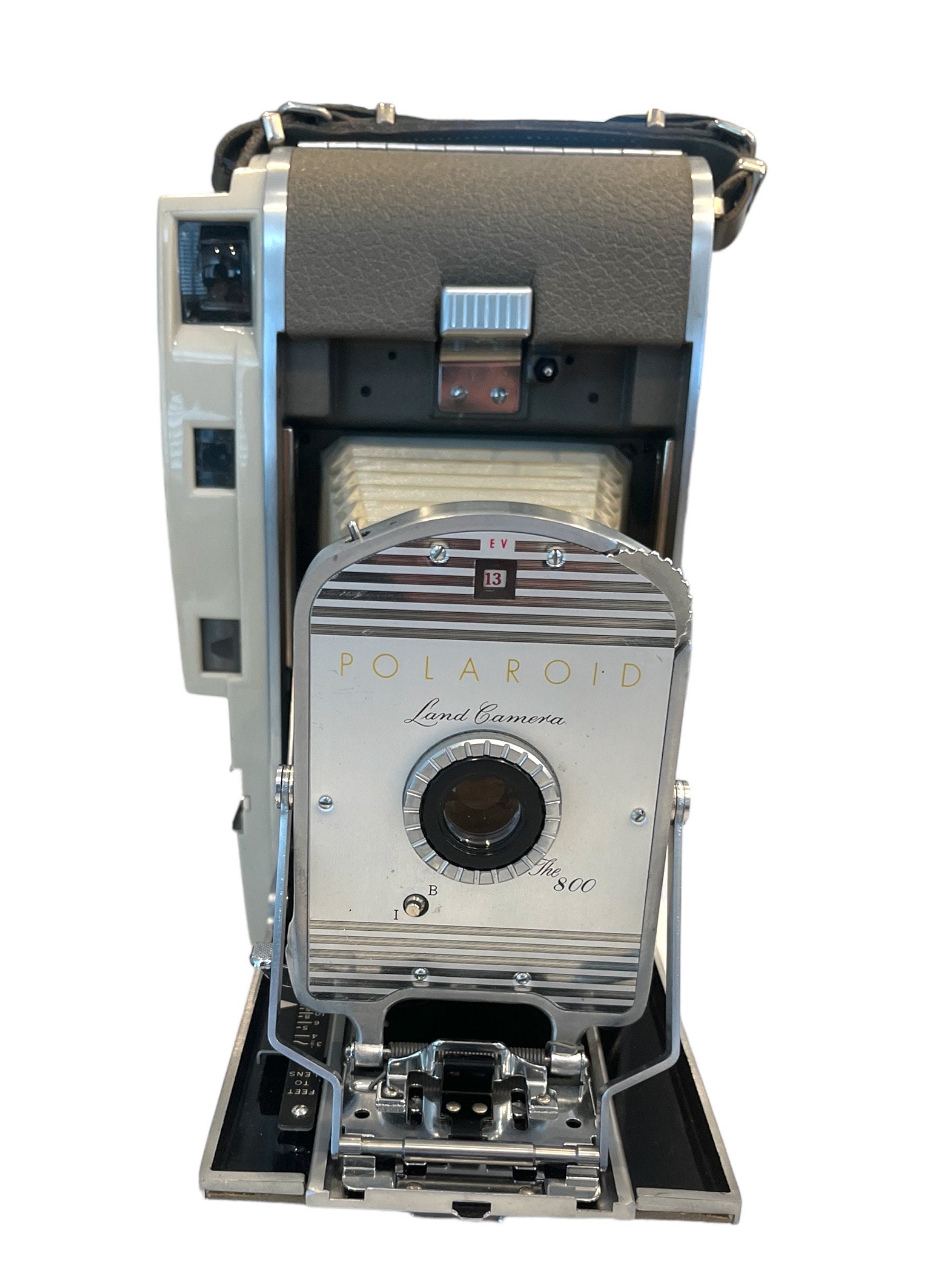 Vintage Polaroid Camera - Polaroid Model 800 Land Camera Outfit
