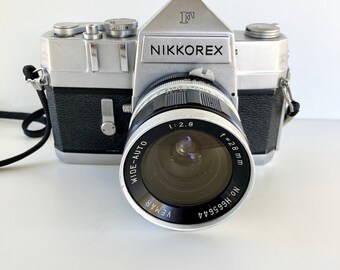 Vintage 35MM Film Camera Nikon Nikkorex F Check out our entire  collection of affordable vintage cameras
