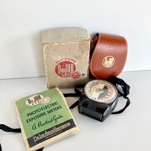 Vintage Exposure Meter - DeJur Brand Light Meter- Check out all of our Vintage Photography Accessories