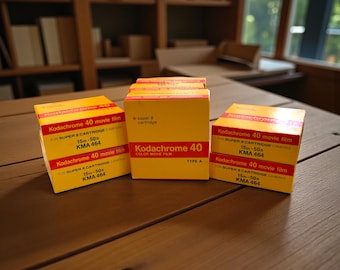 Vintage Kodachrome 40 Film - Sealed Box - Unused - Kodachrome Color Movie Film