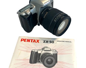 Vintage 35MM Film Camera - Pentax ZX-50 Model 35MM Camera - We