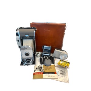 Vintage Polaroid Camera - Polaroid Model 800 Land Camera Outfit  - Polaroid