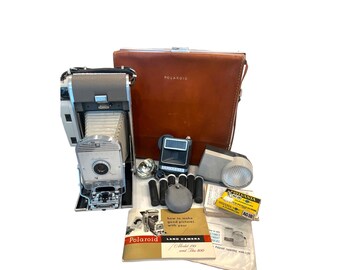 Vintage Polaroid Camera - Polaroid Model 800 Land Camera Outfit  - Polaroid