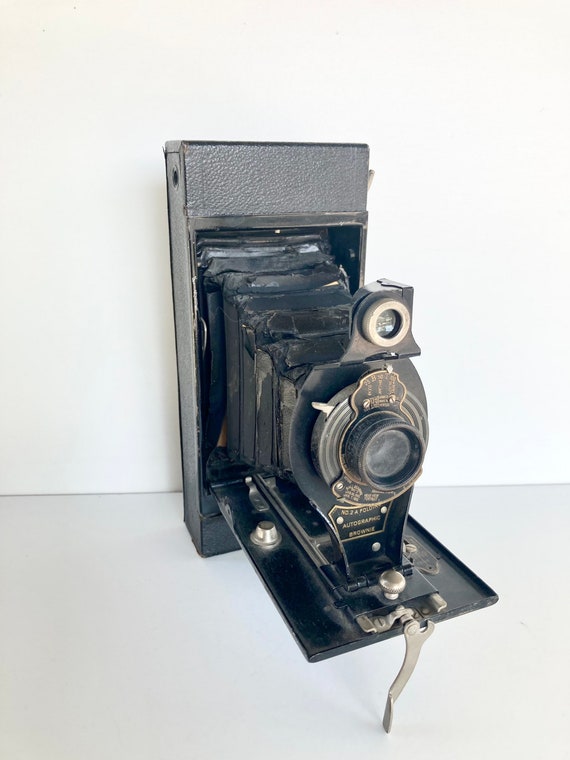 Vintage Camera - Rare Vintage Kodak No 2 Autographic Brownie