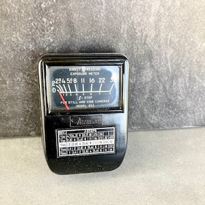 Vintage photography light meter Weston Direct Reading Exposure Meter