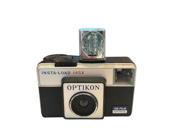 Vintage Film Camera Optikon Insta-Load 124X - 126 Film Camera - Film Photography - Gift photographer - Vintage Camera