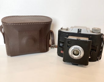 Vintage film camera - Ansco Flash Clipper -  1940's Ansco Clipper Camera