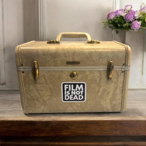 Vintage Camera Case - Locking upcycled 1950&#39;s Samsonite Case fitted with Pick and Pluck foam - Hard Shell Camera Case