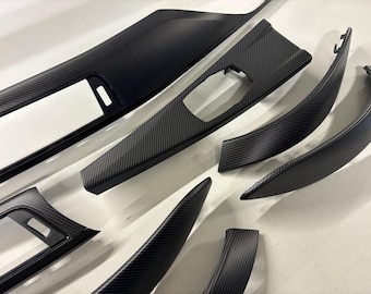 BMW F30 F31 F32 F34 F36 F80 F82 Matte CARBON Interieurleisten Set LHD