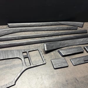 BMW 5er E39 Interieurleisten Set Matte Dark HOLZ