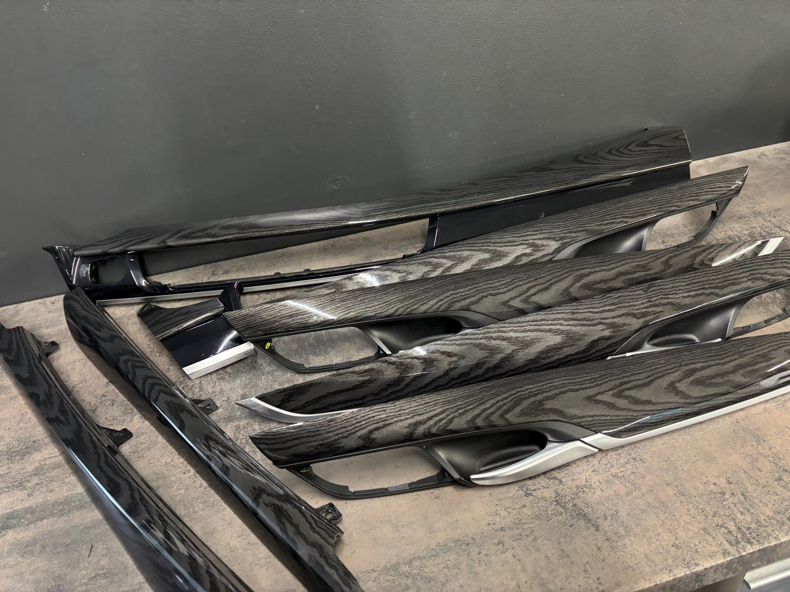 BMW X5 X6 F15 F16 F85 F86 Dark WOOD Interior Trim Set - Etsy UK