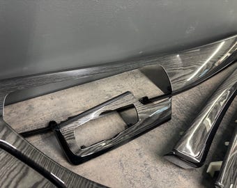 BMW F10 F11 Dark WOOD Interior Trim Set LHD - Etsy
