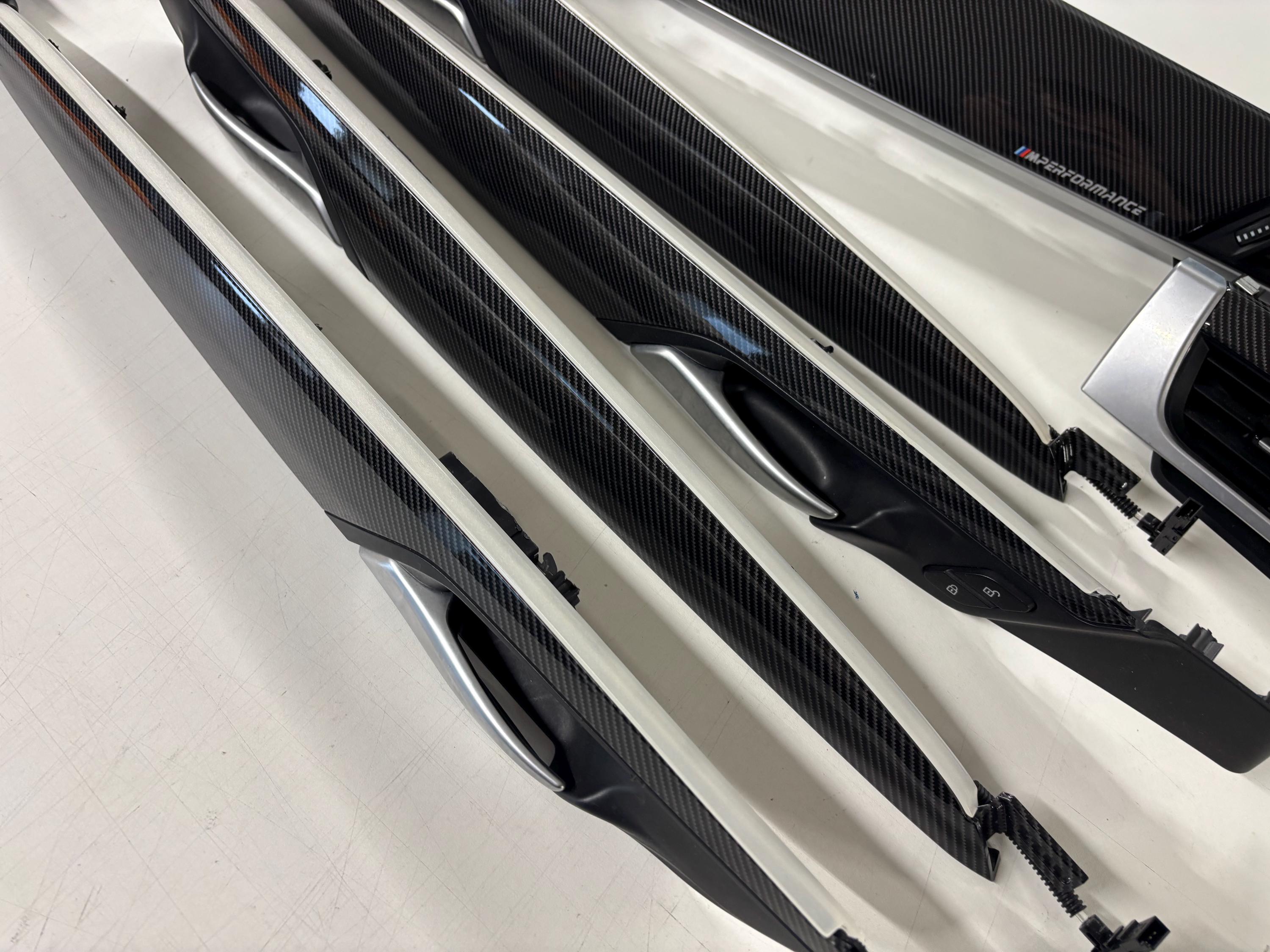 BMW X1 F48 CARBON Fiber Interior Trim Set - Etsy