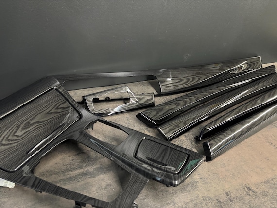  F10 5シリーズ ダークウッド調 インテリアトリム 内装パネル F11 BMW F10 F11 Dark WOOD Interior Trim Set LHD - Etsy