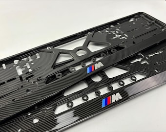 CARBON BMW M Ramka tablicy rejestracyjnej 2x ZESTAW