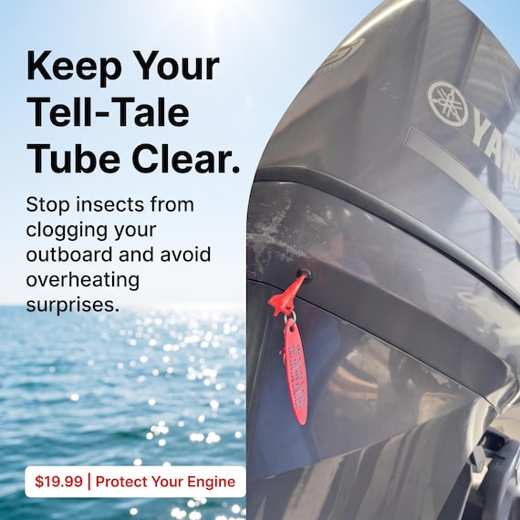 MUD DAUBER STOPPER "Every Outboard Engine Should Have One"