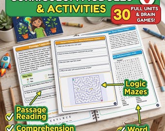 Science Reading Comprehension Workbook, Grades 4-6, STEM Activities (PDF Download)