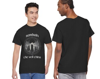 Celtic Pagan "Veil Thins" T-Shirt: Samhain, Irish Mythology