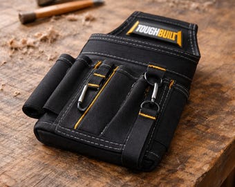 Electrician Tool Pouch – Heavy Duty Utility Belt Bag with Shoulder Strap, Multi Pocket Organizer for Maintenance, Construction & Pro Work