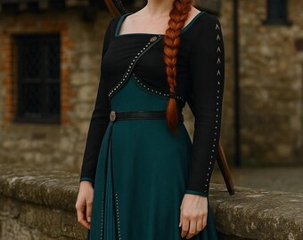 green emerald velvet dress YOSICIL princess elsa costume for girls frozen 2 dress elsa dress cosplay  dress christmas party dress halloween costume carnival dress green size 110  : Amazon.com.be: Toys
