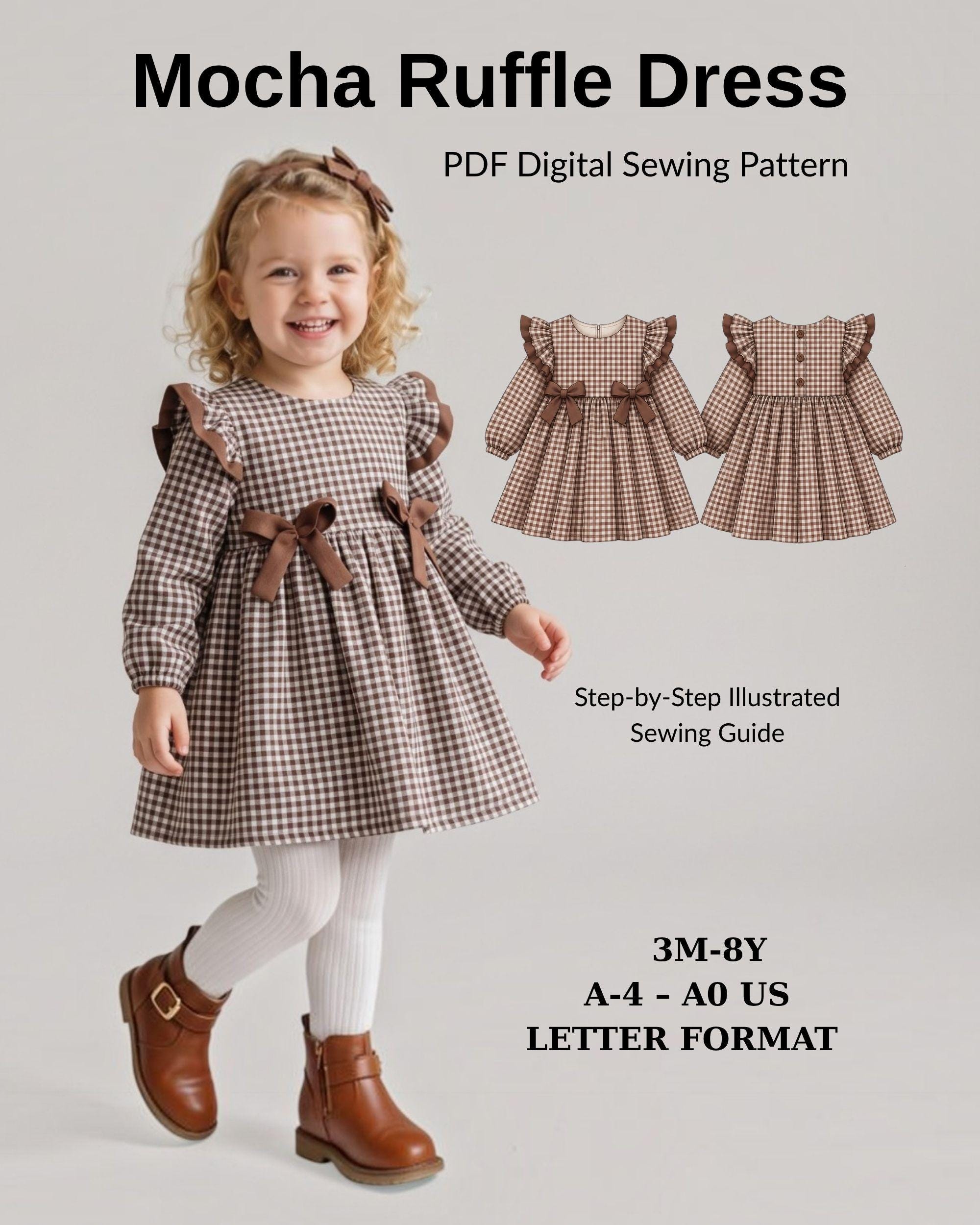 Tiered Toddler Dress Pattern - Etsy