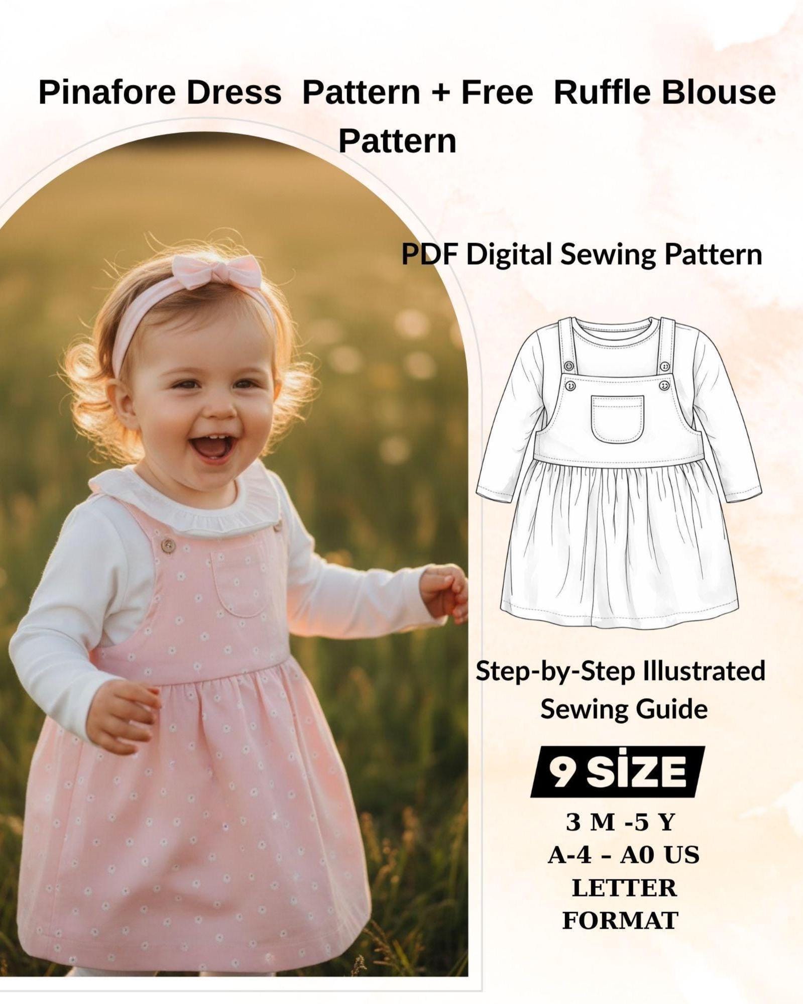 pinafore dress sewing pattern 1940s Sewing Pattern, Pinafore Dress