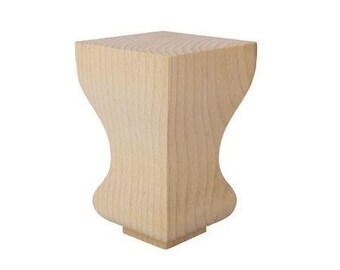 Noga nóżka drewniana meblowa 60 x 60 x H 96 mm - WY01052