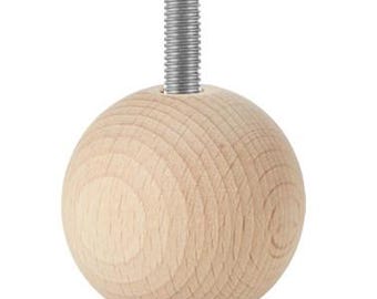 Kula noga drewniana meblowa ∅ 100 mm - WY01025
