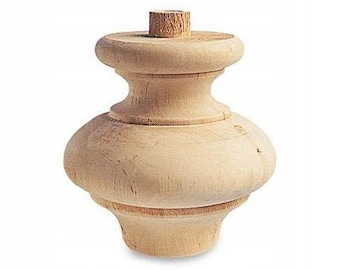 Noga drewniana toczona do mebli WY01047