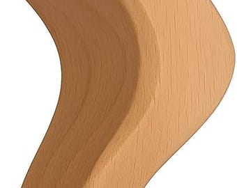EMT Design Nóżka meblowa drewniana "Ludwik" F990001  54x54mm, wys. 150mm, buk naturalny