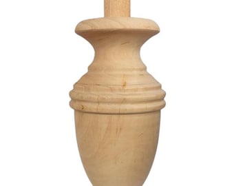 Noga, nóżka drewniana meblowa ∅ 90 x H 155 mm - WY00986