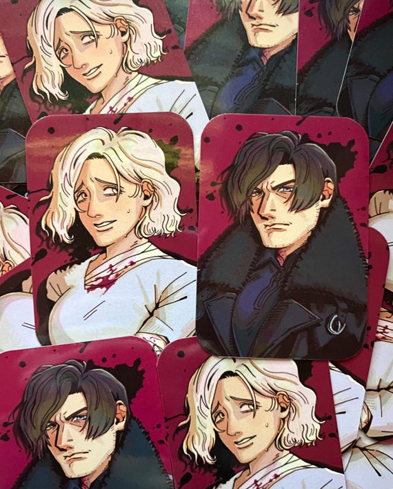 Resident Evil 9 Leon Grace Photocards