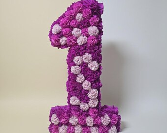 Personalisierte Blumenzahl