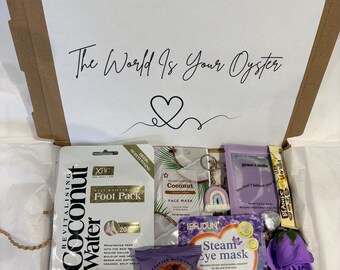 The World Is Your Oyster Gift Hamper, Ceramic Token, Pampering Treats